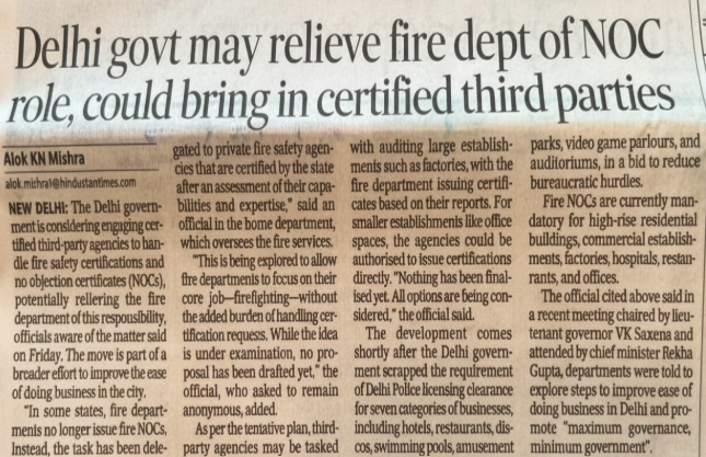 Fire NOC UPDATE